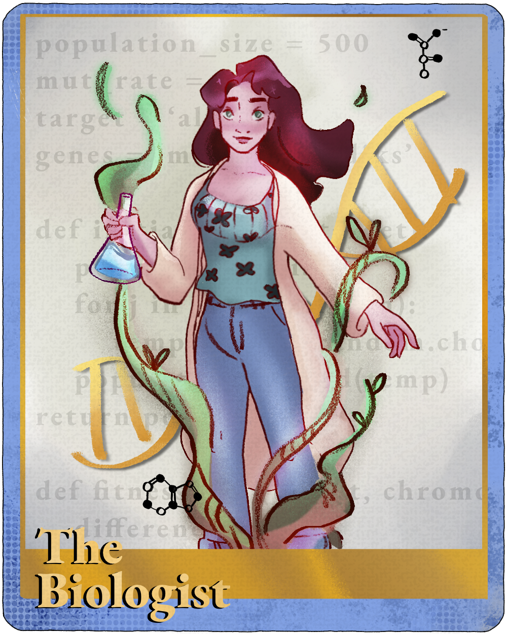 front of Biologist Skill card