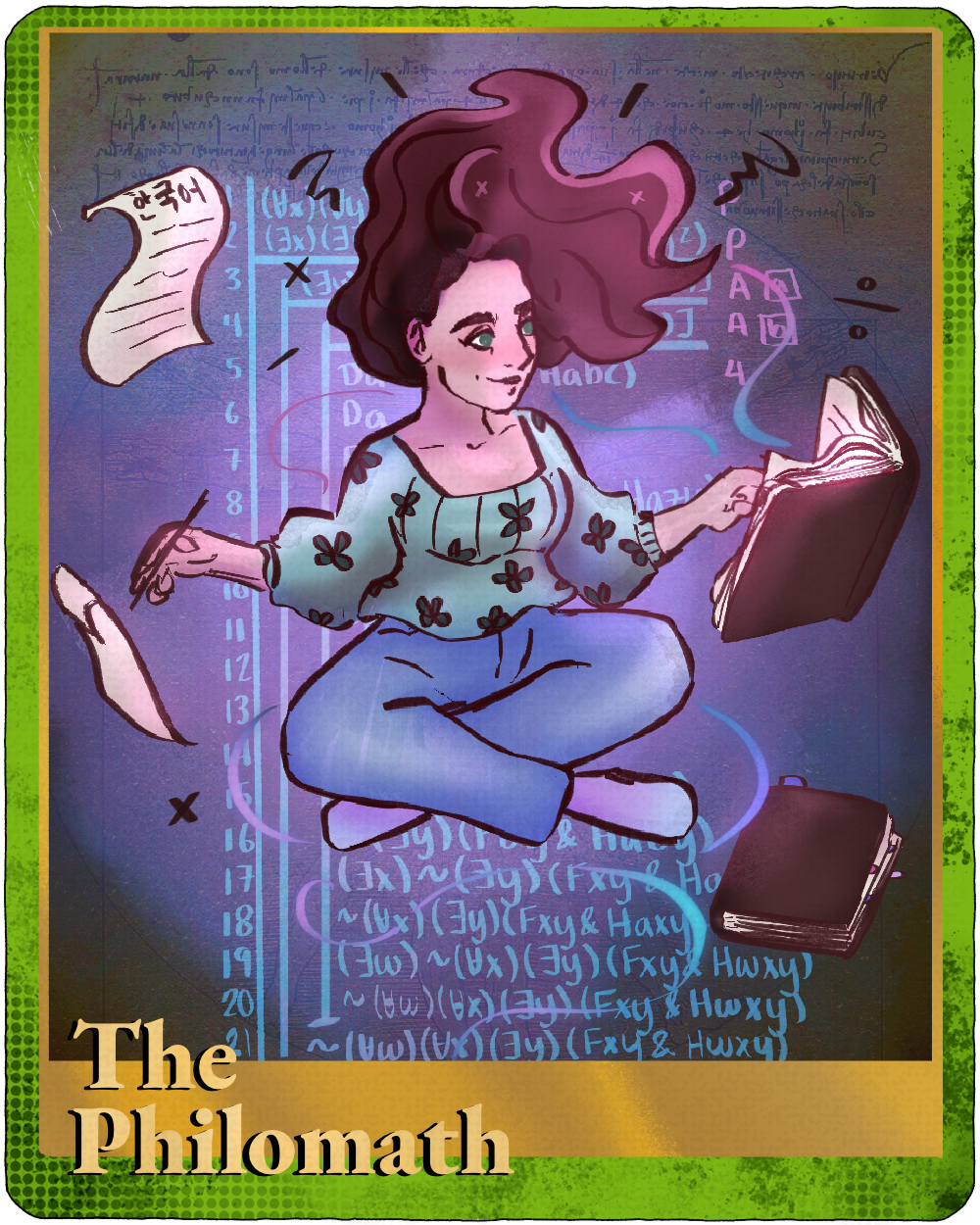 front of Philomath Skill card